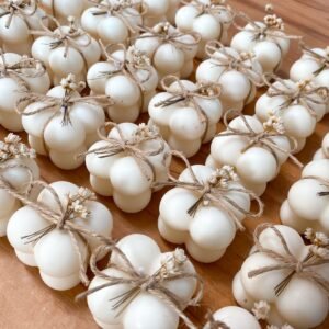 Velas mini bubble para lembrancinhas