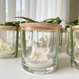 Vela de Cavalinho (copo de vidro)