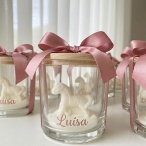 Vela de Cavalinho (copo de vidro)