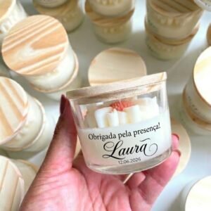 Lembrancinha vela Flor