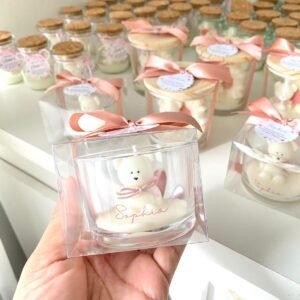 Ursinho no copo de vidro