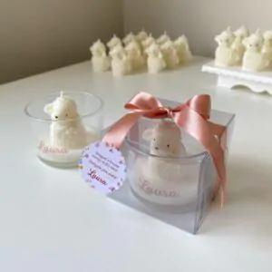 Ovelhinha no copo (vela com cheirinho de bebê)