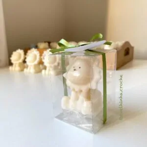 Lembrancinha vela Leão na caixinha