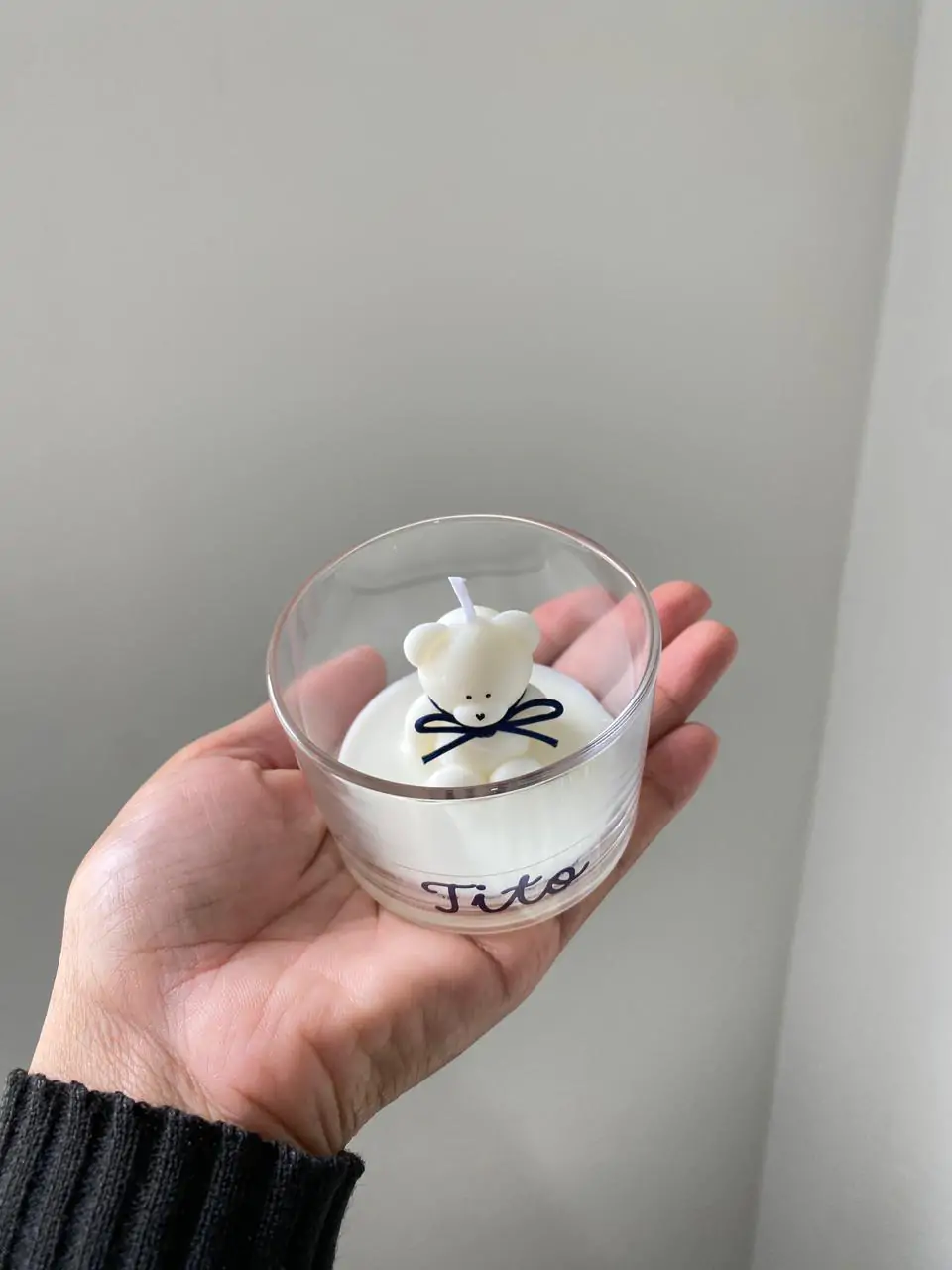 Ursinho no copo de vidro - Imagem 7