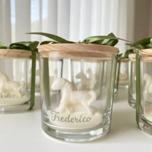 Vela de Cavalinho (copo de vidro)