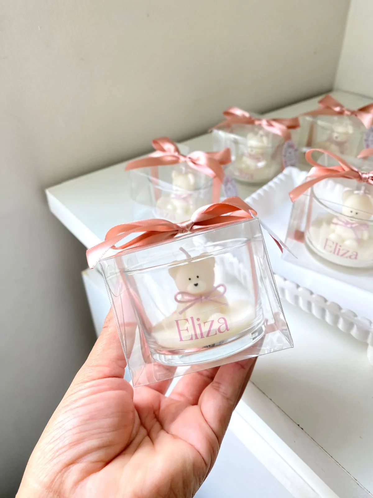 Ursinho no copo de vidro - Imagem 4