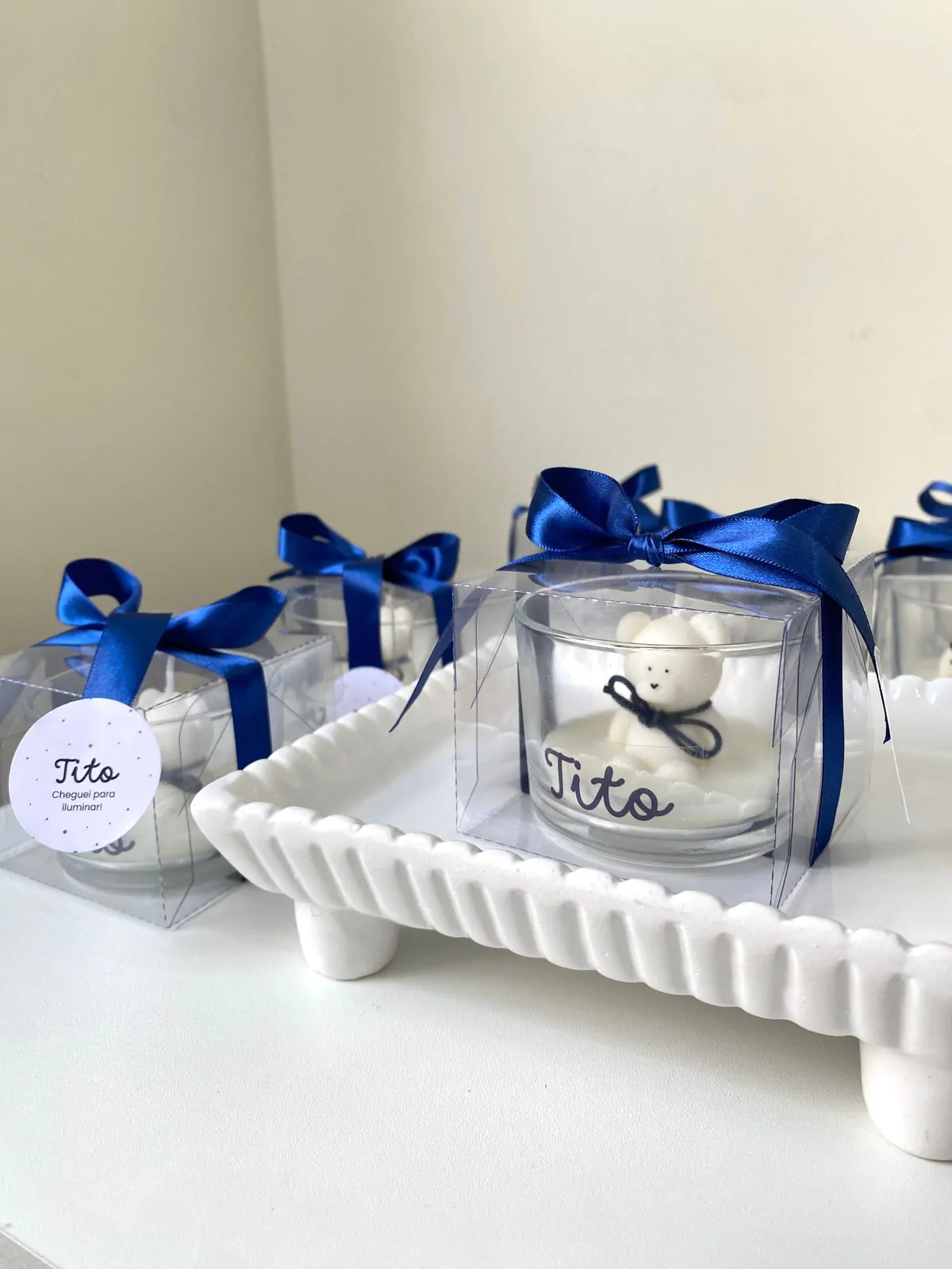 Ursinho no copo de vidro - Imagem 2